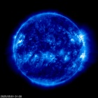 Click for time-lapse image of the sun